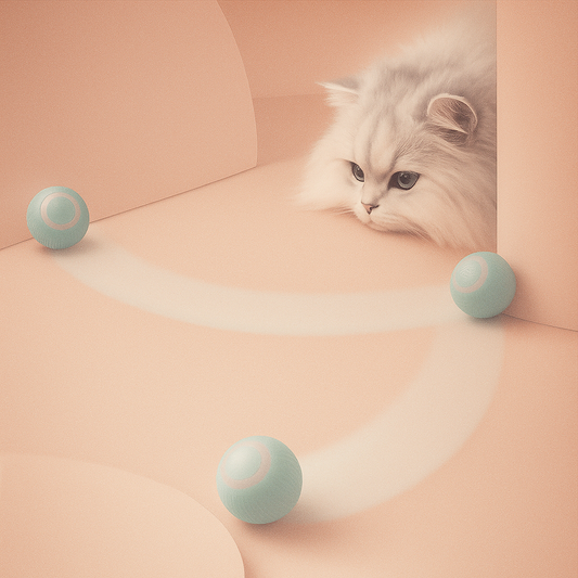 Cat Ball Toy, Automatic 360° Self-Rotating Rolling Ball