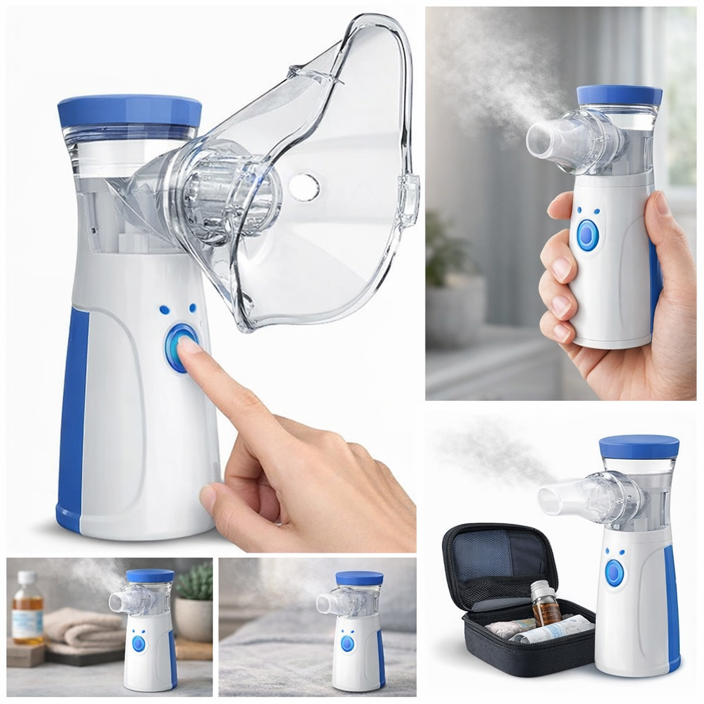 Accutrust Portable Ultrasonic Mesh Nebulizer Machine