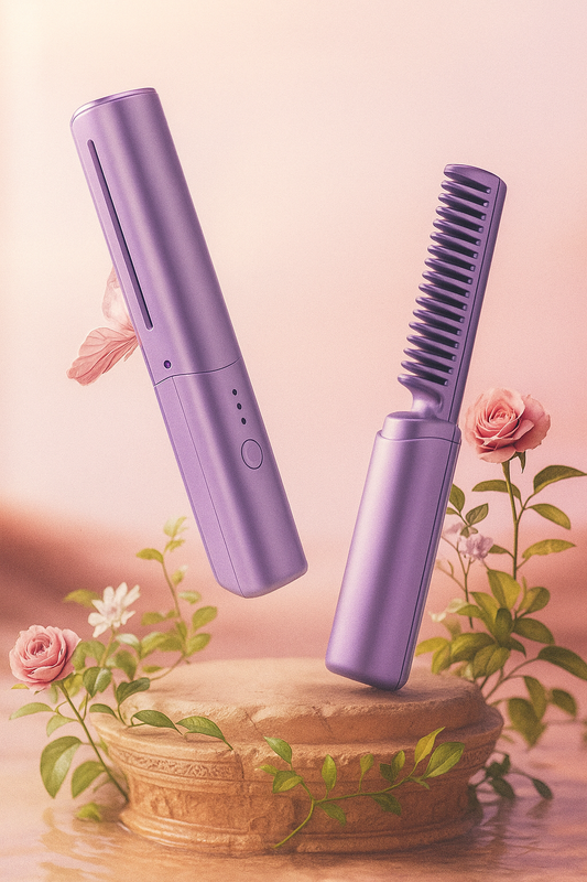 Rechargeable Hot Comb Hair Straightener